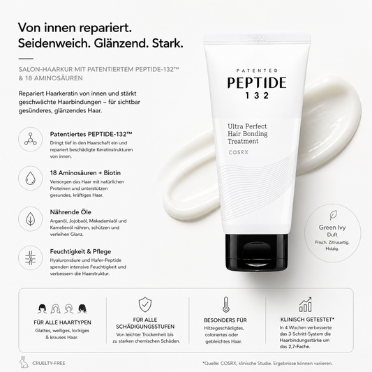 COSRX PEPTIDE-132 Ultra Perfect Hair Bonding Treatment 120ml – K-Beauty Haarkur für geschädigtes Haar