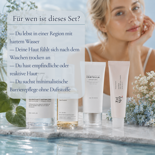Hydra Comfort Ritual K-Beauty Set für empfindliche und trockene Haut bei hartem Wasser in Deutschland