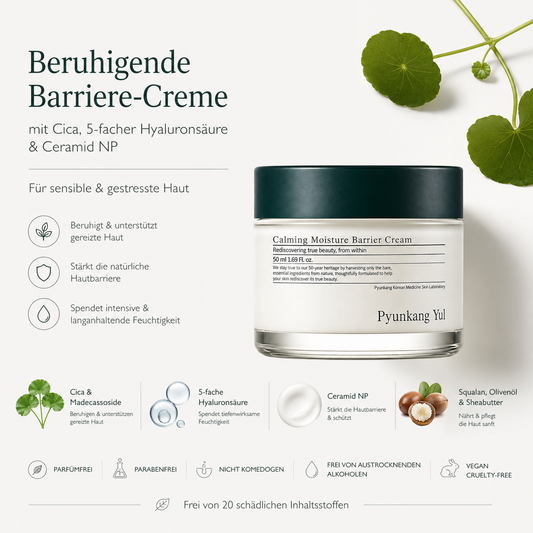 Pyunkang Yul Calming Moisture Barrier Cream 50ml – K-Beauty Barriere-Creme für sensible Haut