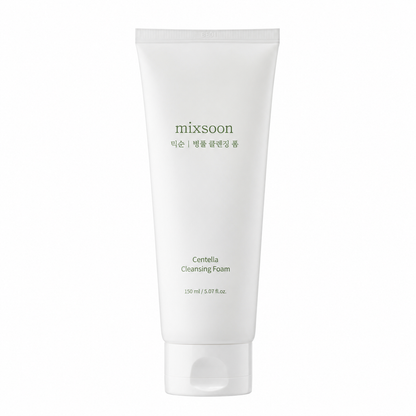 Mixsoon Centella Cleansing Foam
150ml – K-Beauty Schaum-Cleanser für
sensible Haut