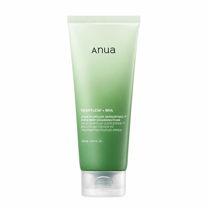 Anua Heartleaf Quercetinol Pore Deep Cleansing Foam 150 ml koreanischer Reinigungsschaum