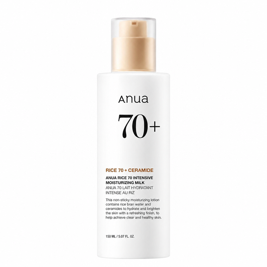 Anua Rice 70 Intensive Moisturizing Milk 150ml – K-Beauty Feuchtigkeitslotion für alle Hauttypen