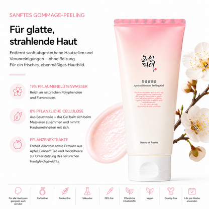 Beauty of Joseon Apricot Blossom Peeling Gel 100ml – K-Beauty Peeling für Gesicht und Körper