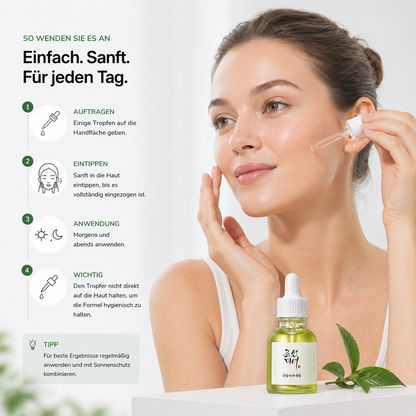 Beauty of Joseon Calming Serum Green Tea + Panthenol 30ml – K-Beauty Beruhigungsserum für sensible Haut