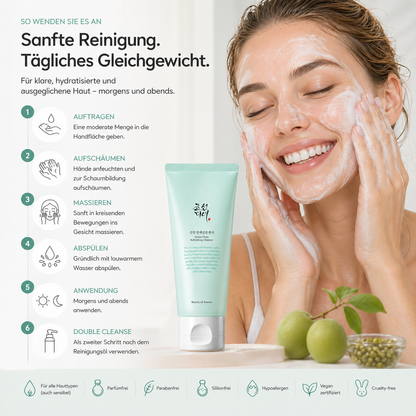 Beauty of Joseon Green Plum Refreshing Cleanser 100ml – K-Beauty Gel-Cleanser für alle Hauttypen
