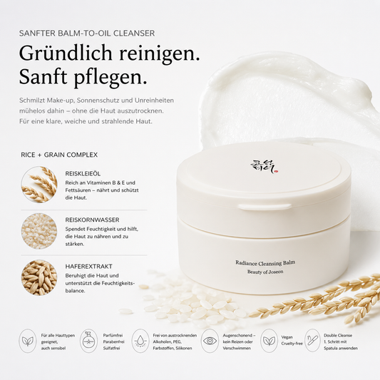 Beauty of Joseon Radiance Cleansing Balm 100ml – K-Beauty Balm-to-Oil Reinigungsbalm für alle Hauttypen