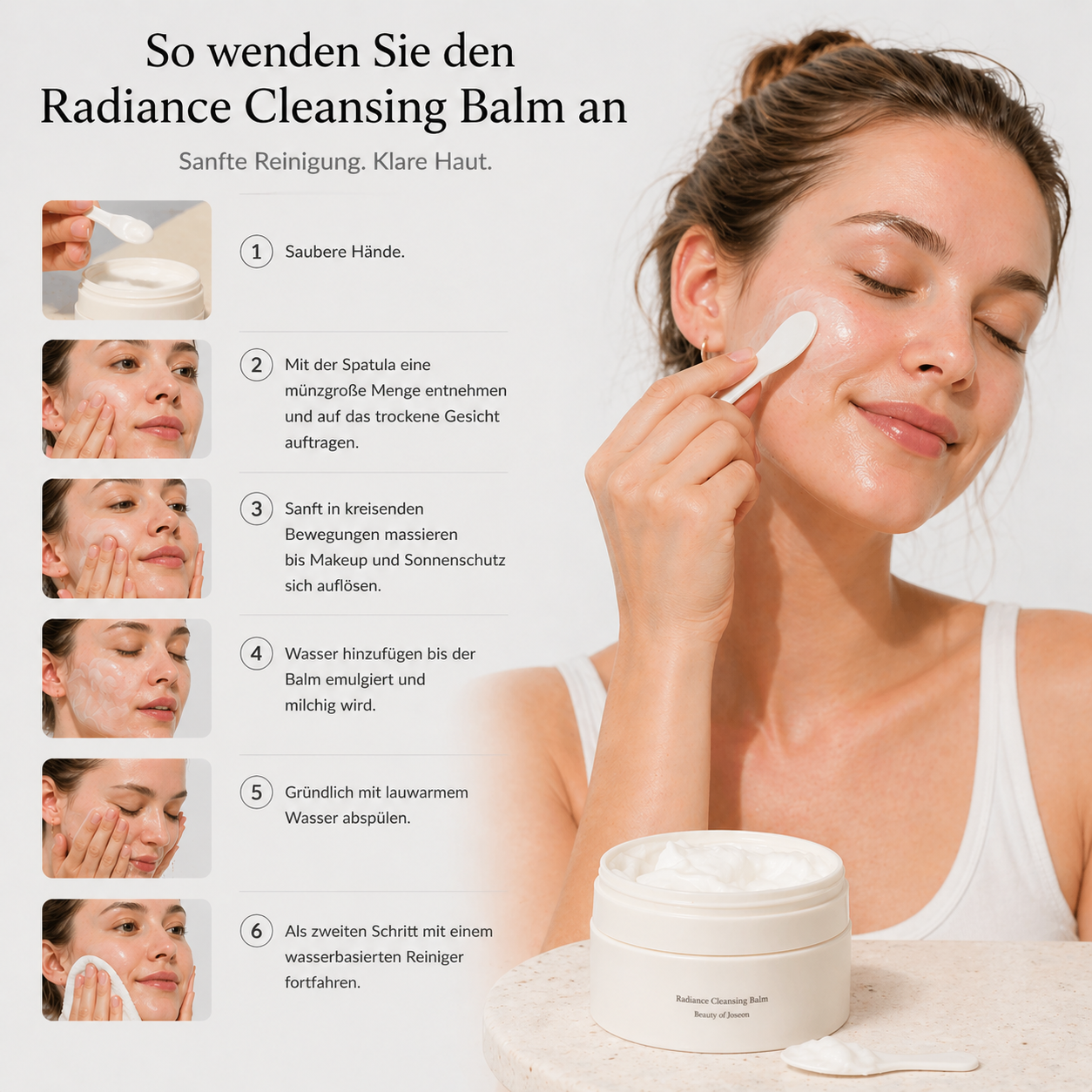 Beauty of Joseon Radiance Cleansing Balm 100ml – K-Beauty Balm-to-Oil Reinigungsbalm für alle Hauttypen