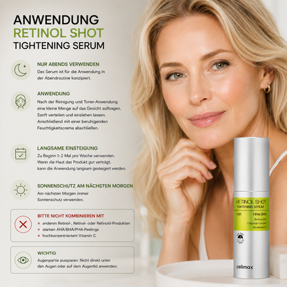 Koreanisches Retinol Serum Celimax The Vita-A für Anti-Aging Pflege und verfeinert wirkende Poren