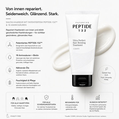 COSRX PEPTIDE-132 Ultra Perfect Hair Bonding Treatment 120ml – K-Beauty Haarkur für geschädigtes Haar