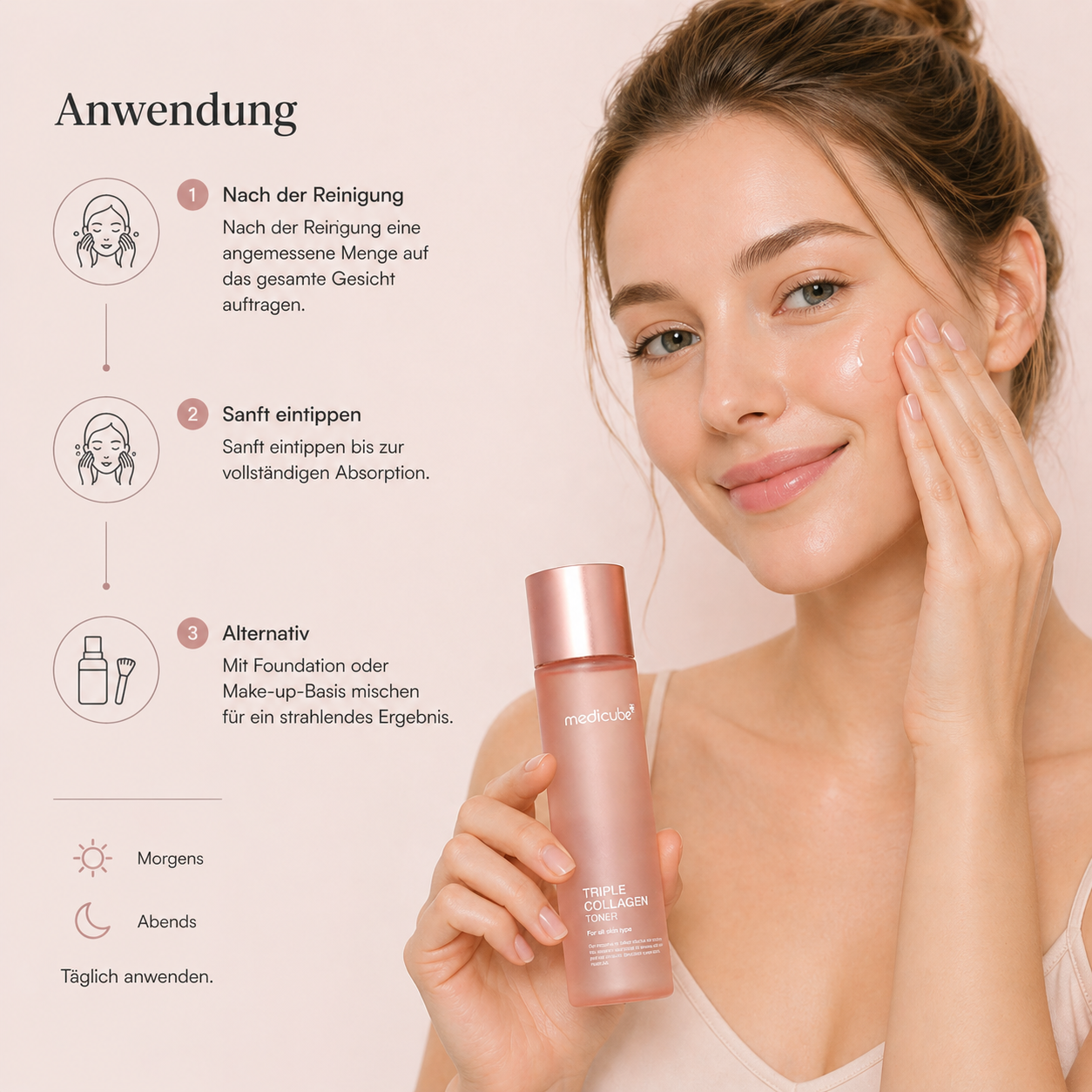 Medicube Triple Collagen Toner 4.0 140ml – K-Beauty Kollagen-Toner für alle Hauttypen
