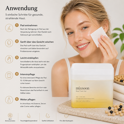Mixsoon Bean Toner Pad 70 Stück