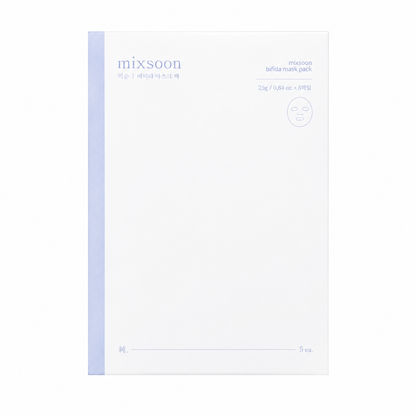 Mixsoon Bifida Mask Pack 25g x 5 Stück – Probiotische Tuchmaske für die Hautbarriere