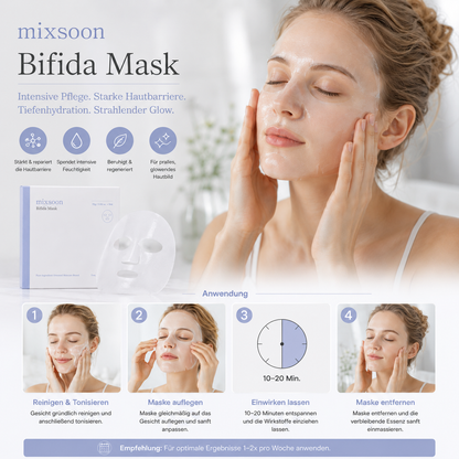 Mixsoon Bifida Mask Essenz-Textur mit Bifida Ferment Lysate und Hyaluronsäure