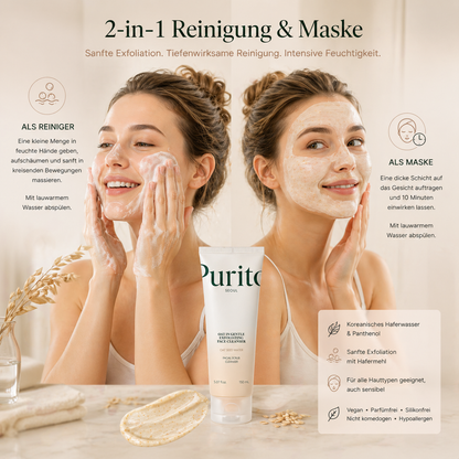 Purito Oat-In Gentle Exfoliating Face Cleanser 150ml – K-Beauty Peeling-Reiniger für sensible Haut