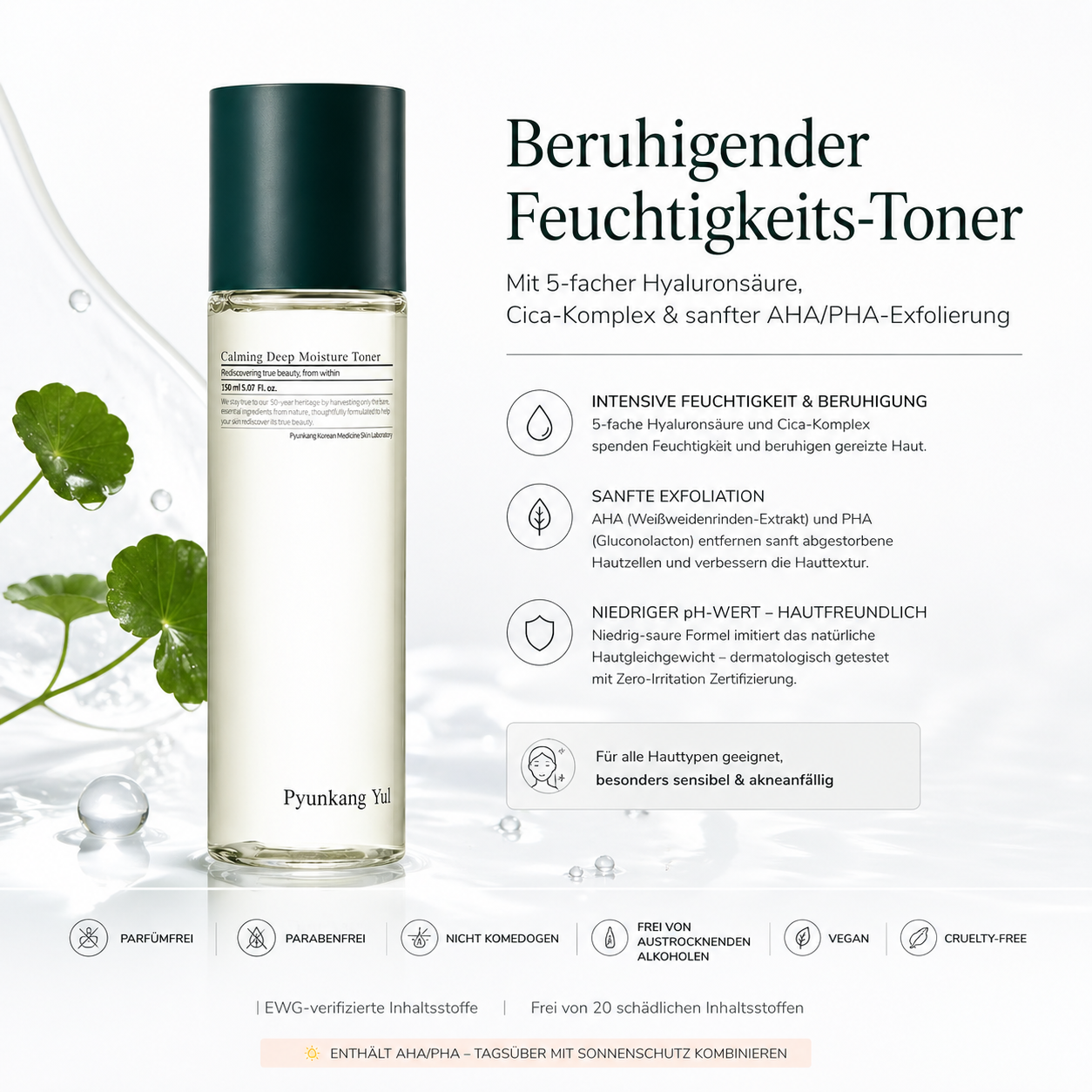 Pyunkang Yul Calming Deep Moisture Toner 150ml – K-Beauty Toner für sensible Haut