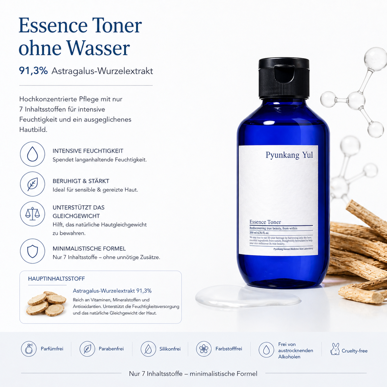 Pyunkang Yul Essence Toner 200ml – K-Beauty Hochkonzentrierter Toner für sensible Haut