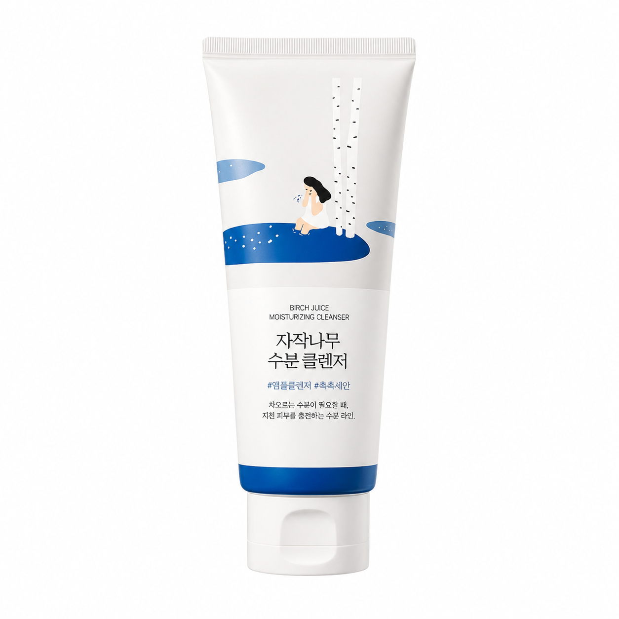 Round Lab Birch Juice Moisturizing Cleanser 150ml – K-Beauty Schaum-Cleanser für alle Hauttypen