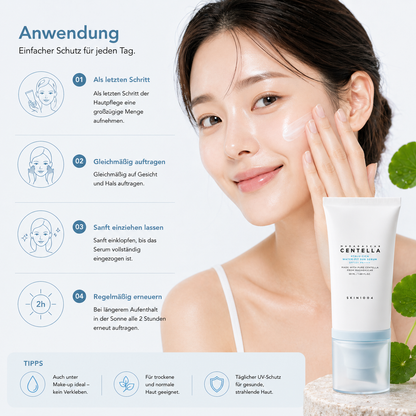 Skin1004 Madagascar Centella Hyalu-Cica Water-Fit Sun Serum SPF50+ PA++++ 50ml – K-Beauty Sonnenschutz