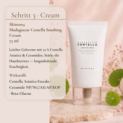 Skin1004 Madagascar Centella Soothing Cream 75ml – leichte Gelcreme mit Ceramiden für empfindliche Haut